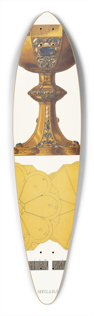 Fedor Grigoryevich Solntsev - Kubok tsaria Mikhaila Feodorovicha 39.3 inch art pintail longboard deck