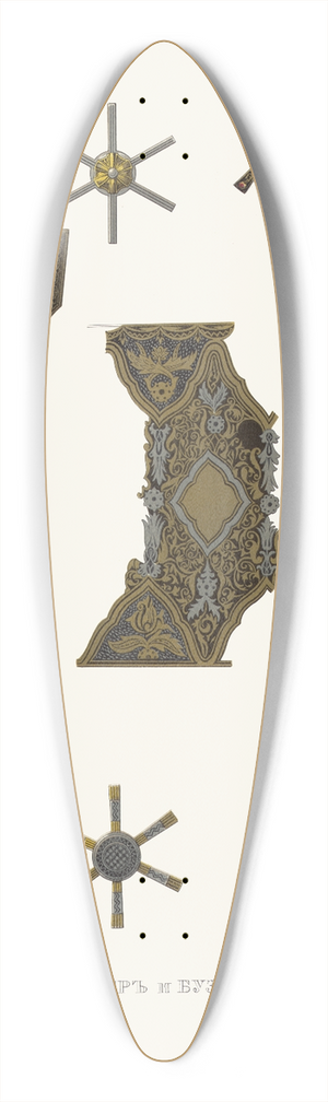Fedor Grigoryevich Solntsev - Shestoper i buzdyhan 39.3 inch art pintail longboard deck