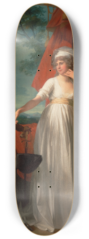 Jean Laurent Mosnier - Margaret Callander and Her Son James Kearney 8.25 inch art skate deck