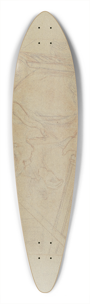 Felix Klipstein - Grfin Solms, Teppich wirkend 39.3 inch art pintail longboard deck