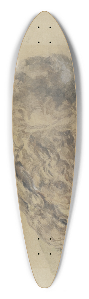 Felix Klipstein - Young rabbit 39.3 inch art pintail longboard deck