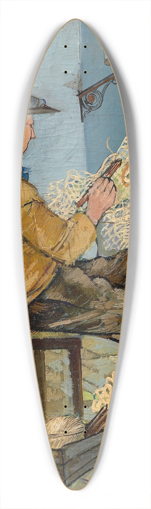 Felix Nussbaum - Netzflicker 39.3 inch art pintail longboard deck