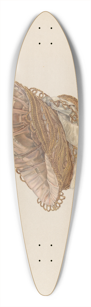 Ferdinand Badin - Straw Bonnet 39.3 inch art pintail longboard deck