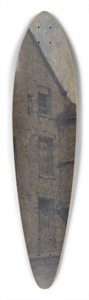Ferdinand Boberg - Derrire de lhtel de Sens 39.3 inch art pintail longboard deck