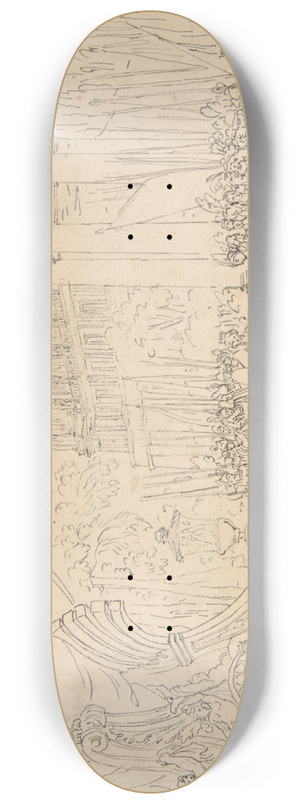 Jean Le Pautre - Aeneass Farewell to Dido 8.25 inch art skate deck