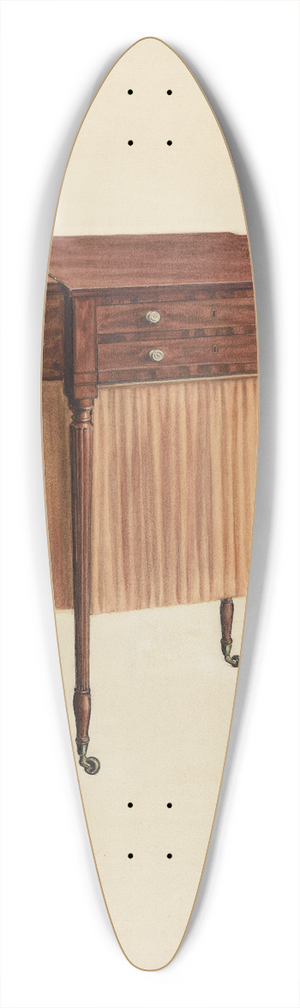Ferdinand Cartier - Sewing Table 39.3 inch art pintail longboard deck
