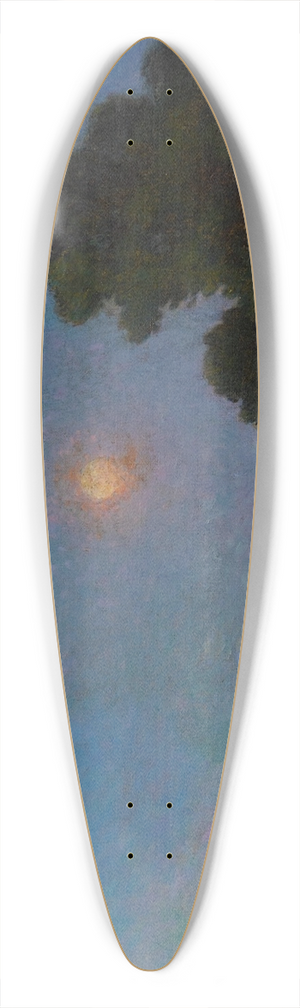 Ferdinand du Puigaudeau - Champs fleuris  laube 39.3 inch art pintail longboard deck