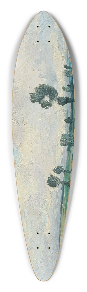 Ferdinand Engelmller - Elbeland 39.3 inch art pintail longboard deck