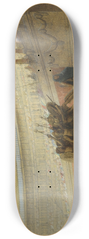 Jean-Lon Grme - Ave Caesar, morituri te salutant 8.25 inch art skate deck