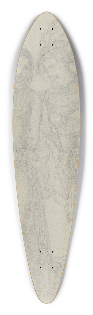Ferdinand Fellner - Faust und Gretchen 39.3 inch art pintail longboard deck