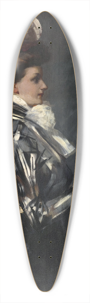 Ferdinand Freiherr von Reznicek - Damenbildnis 39.3 inch art pintail longboard deck