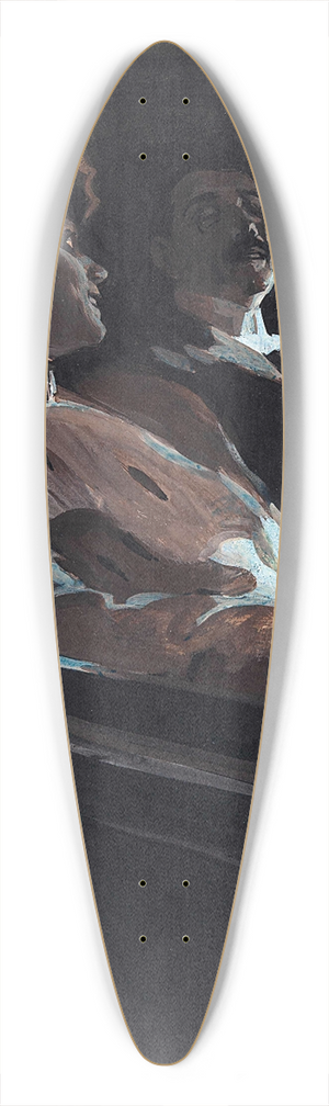 Ferdinand Freiherr von Reznicek - In der Kutsche 39.3 inch art pintail longboard deck