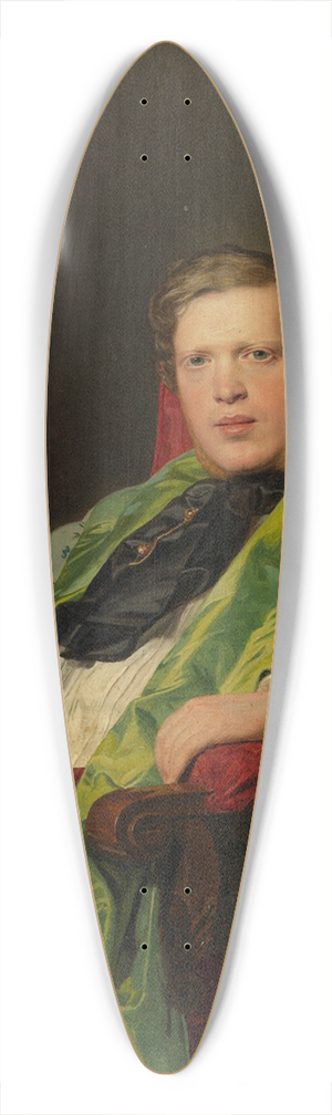 Ferdinand Georg Waldmller - Emanuel Ritter von Neuwall (1813-1879) 39.3 inch art pintail longboard deck