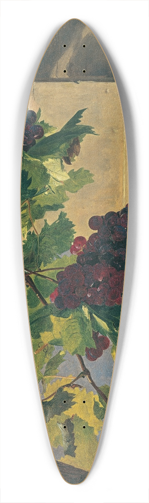 Ferdinand Georg Waldmller - Traubengehnge 39.3 inch art pintail longboard deck