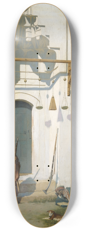 Jean-Lon Grme - Guards at the Door of a Tomb 8.25 inch art skate deck