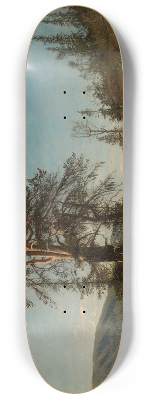 Amaldus Nielsen - I Vingersheia, Telemark 8.25 inch art skate deck