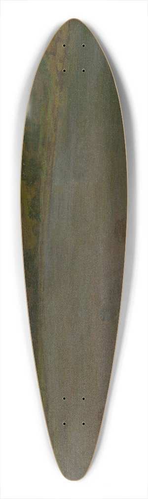 Ferdinand Katona - On the riverside 39.3 inch art pintail longboard deck