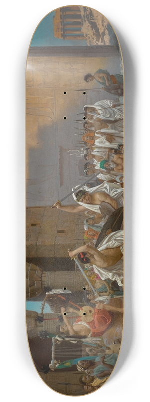 Jean-Lon Grme - La Danse pyrrhique 8.25 inch art skate deck