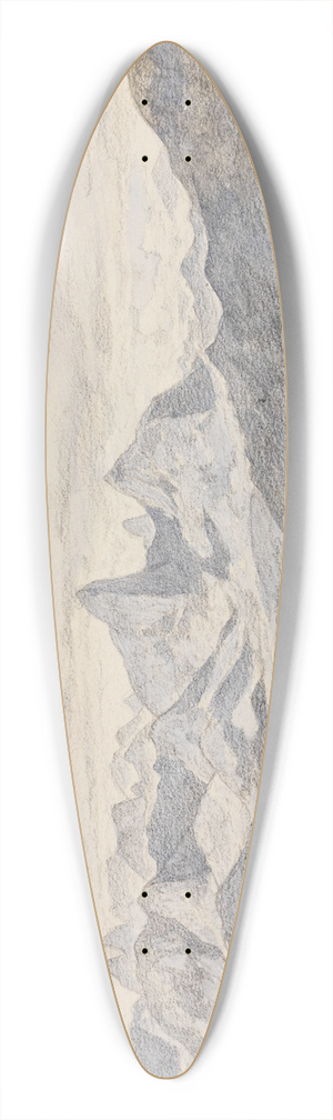 Ferdinand Keller - Blick auf das Orgelgebirge 39.3 inch art pintail longboard deck