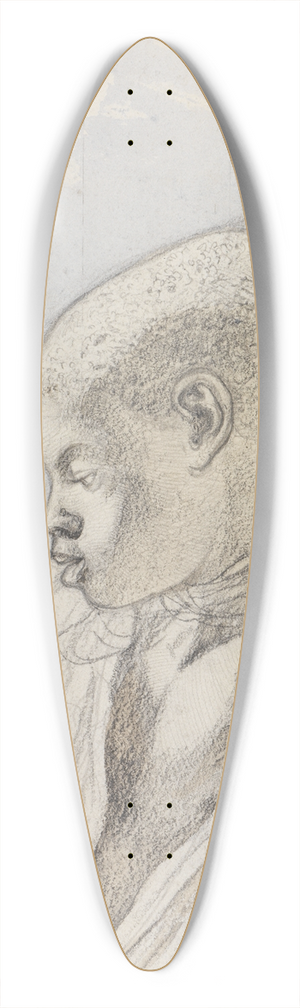 Ferdinand Keller - Studie eines jungen Eingeborenen 39.3 inch art pintail longboard deck