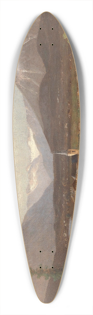 Ferdinand Lepie - Blick ber den Altausseersee 39.3 inch art pintail longboard deck