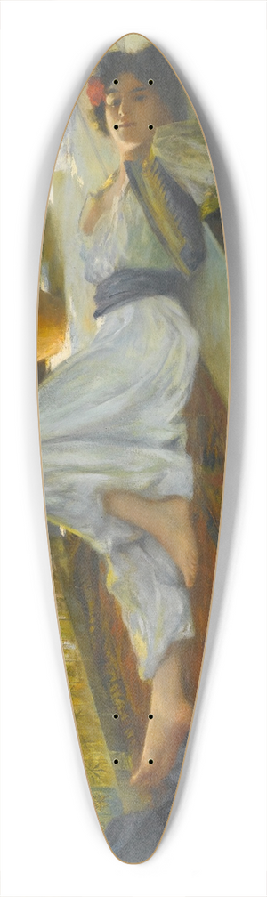 Ferdinand Max Bredt - Afternoon Repose 39.3 inch art pintail longboard deck