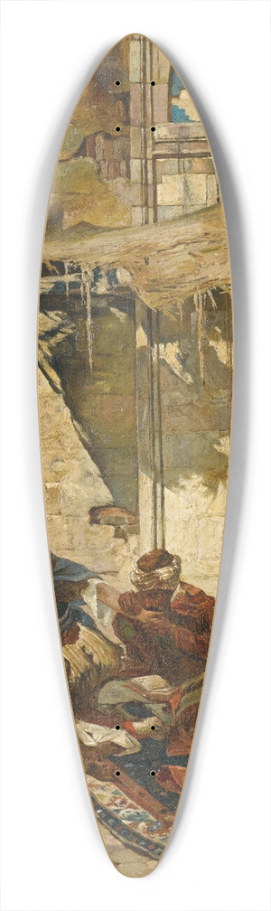 Ferencz Eisenhut - The Healer, Beirut 39.3 inch art pintail longboard deck
