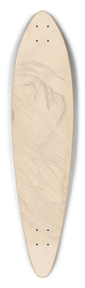 Fernand Cormon - Tte de fillette 39.3 inch art pintail longboard deck