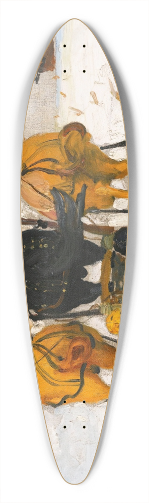 Filipp Malyavin - Troika In The Snow 39.3 inch art pintail longboard deck