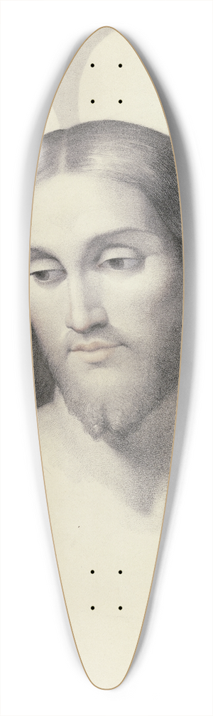 Filippo Agricola - Christs head 39.3 inch art pintail longboard deck