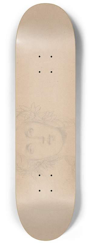 Jean-Lon Grme - Study for the Allegorical Figure of Art 8.25 inch art skate deck