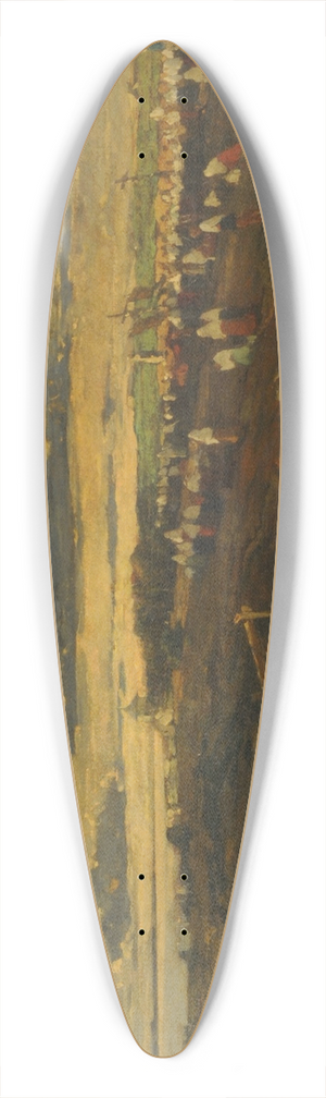 Filippo Carcano - Los creyentes 39.3 inch art pintail longboard deck