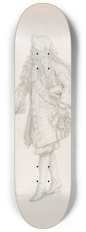 Jean-Lon Grme - Study of a Courtier. 8.25 inch art skate deck