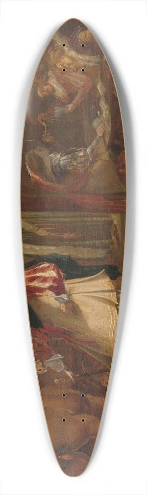 F. Jansen - A Guard House 39.3 inch art pintail longboard deck