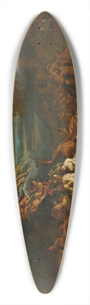 Flemish School - Bacchanal 39.3 inch art pintail longboard deck