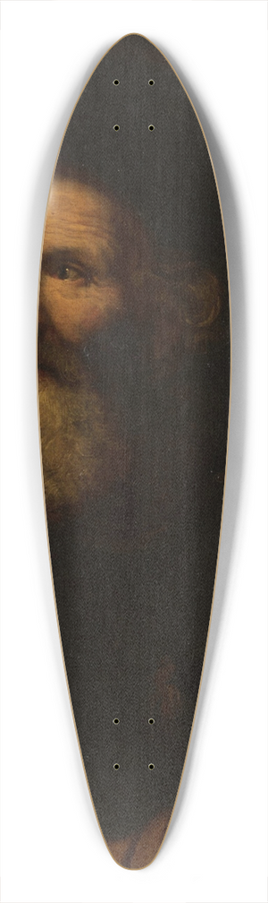 Flemish School - St. James 39.3 inch art pintail longboard deck