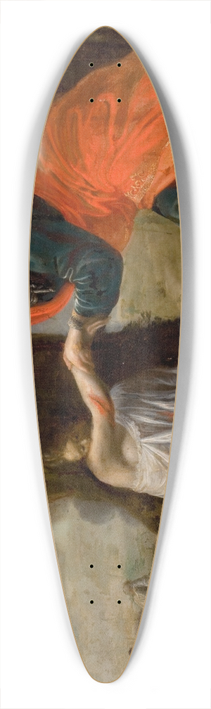 Flemish School - The Good Samaritan 39.3 inch art pintail longboard deck