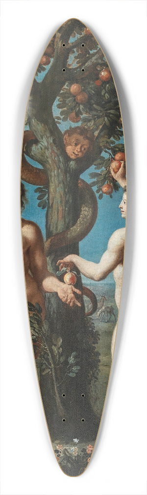 Flemish School - The Temptation 39.3 inch art pintail longboard deck