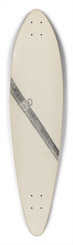 Fletcher Hanks - Sword 39.3 inch art pintail longboard deck