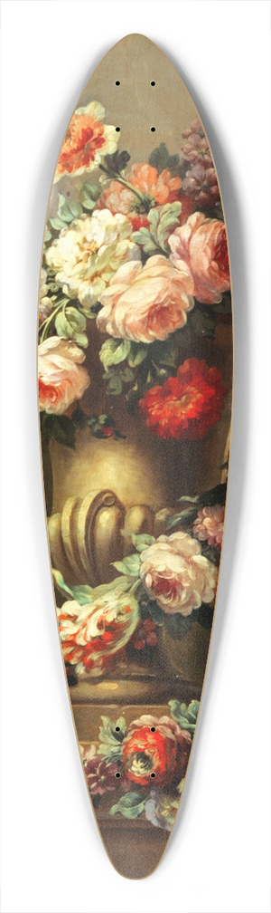 Flix Boutreux - Vase de fleurs 39.3 inch art pintail longboard deck