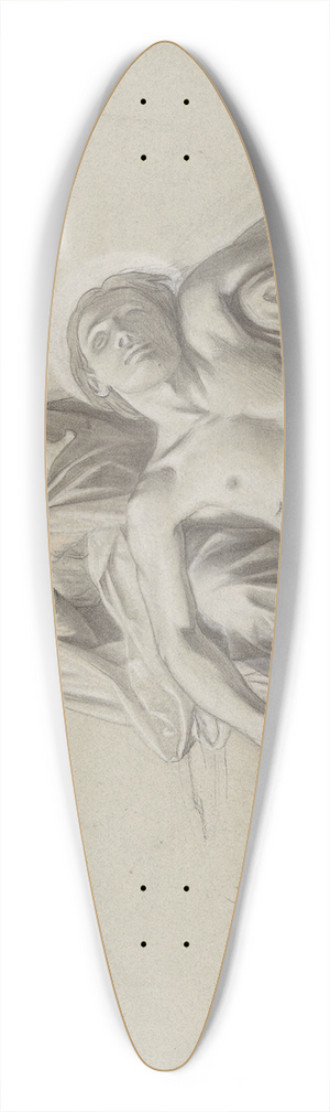 Flix Fossey - Pieta 39.3 inch art pintail longboard deck