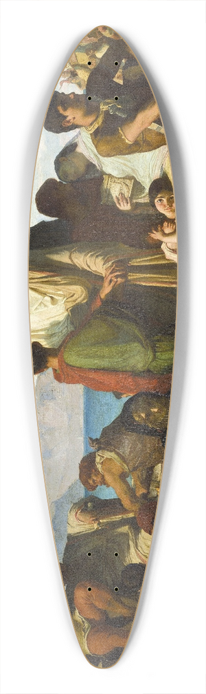 Flix-Joseph Barrias - Tiberius exiles 39.3 inch art pintail longboard deck