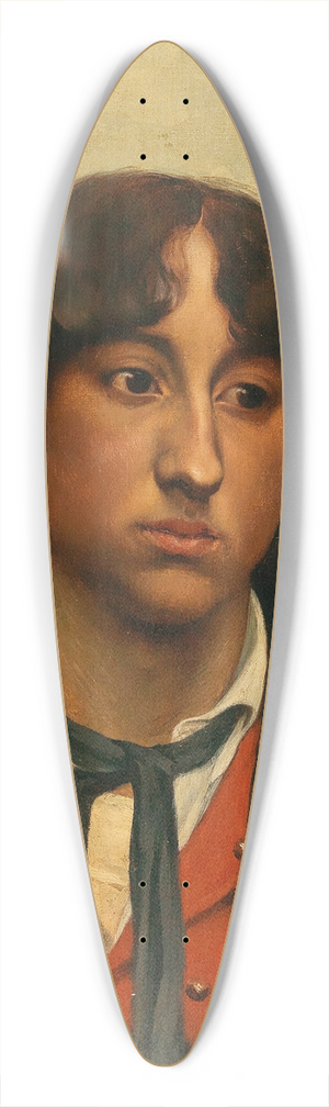 Flix Vallotton - Lost in Thoughts 39.3 inch art pintail longboard deck