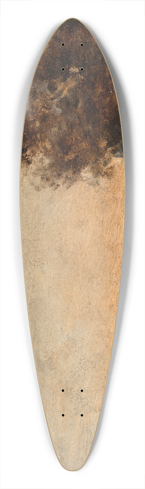 Flix Ziem - Crpuscule 39.3 inch art pintail longboard deck