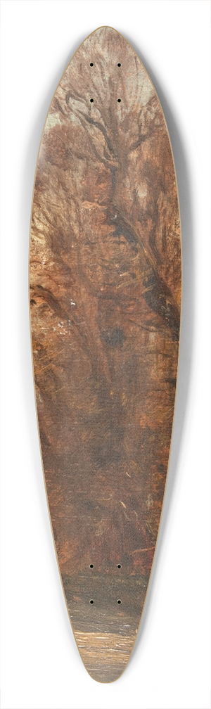 Flix Ziem - La route 39.3 inch art pintail longboard deck