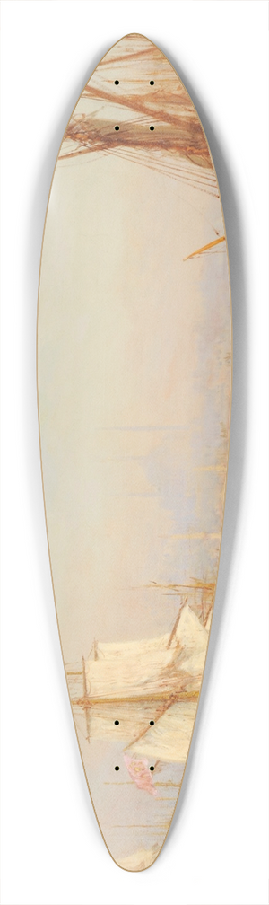 Flix Ziem - Le Bosphore 39.3 inch art pintail longboard deck