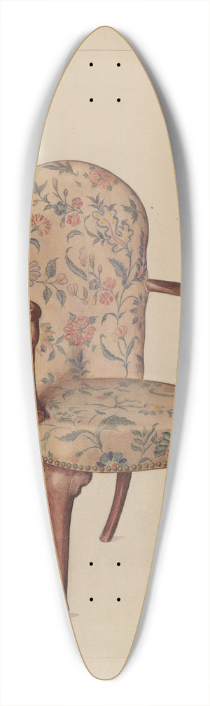 Florence Choate - Armchair 39.3 inch art pintail longboard deck