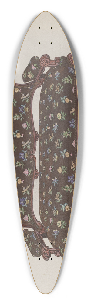 Florence Huston - Settee 39.3 inch art pintail longboard deck