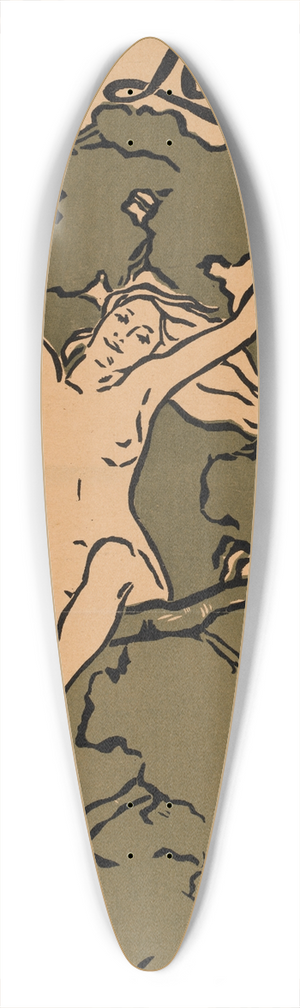 Florence Lundborg - The lark for May 39.3 inch art pintail longboard deck