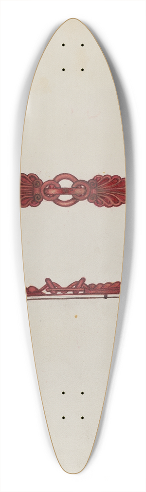 Florence Stevenson - Brooch 39.3 inch art pintail longboard deck